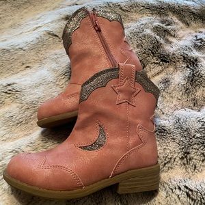 Pink cowgirl boots